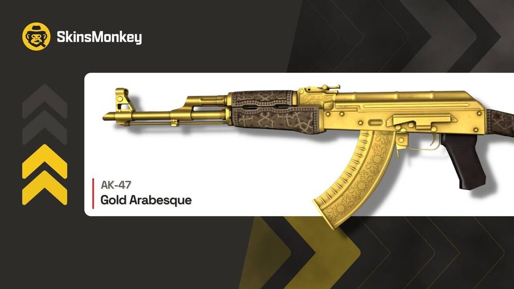 AK-47 Gold Arabesque