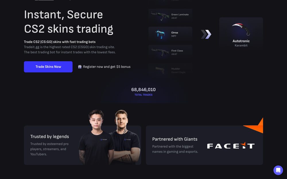 A bot-inventory trading venue — one of the two custody models