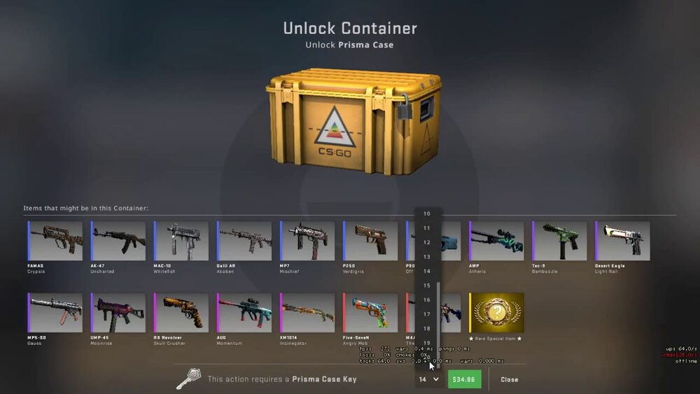 The Deflationary Mechanics of CS2 Cases